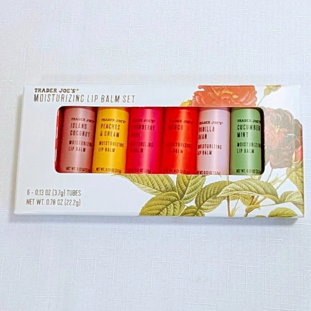 NIB Trader Joe's Moisturizing Lip Balm Set - Picture 2 of 4